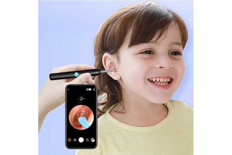 Professional Ear Wax Removal Kit with HD Camera – 8-Piece Beauty Electrical Tool for Precision Ear Hygiene | Wowcher