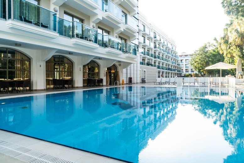 Marmaris 4* All Inclusive Beach Holiday with Pool, Spa & Return Flights – Turkey Beach Break | Wowcher Marmaris 4* All Inclusive Beach Holiday with Pool, Spa & Return Flights – Turkey Beach Break | Wowcher