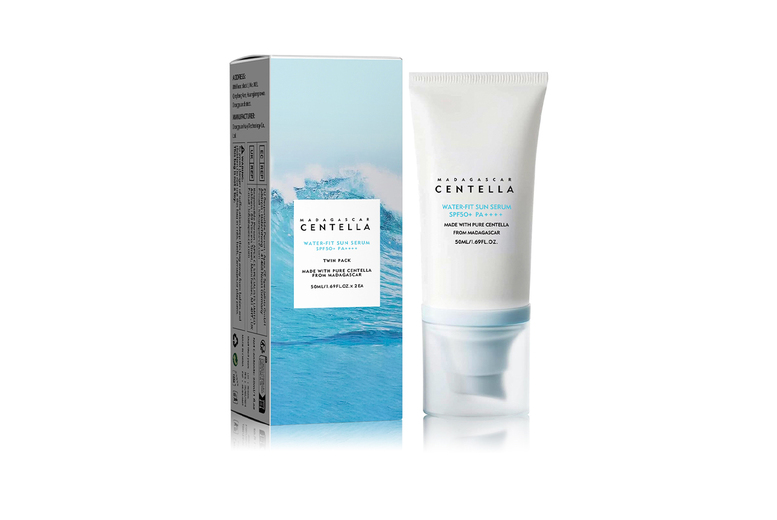 SPF50+ Water-Fit Hydrating Sun Cream with Collagen & Glycerin – Broad-Spectrum, Anti-Ageing, For All Skin Types, Lightweight Gel | Wowcher