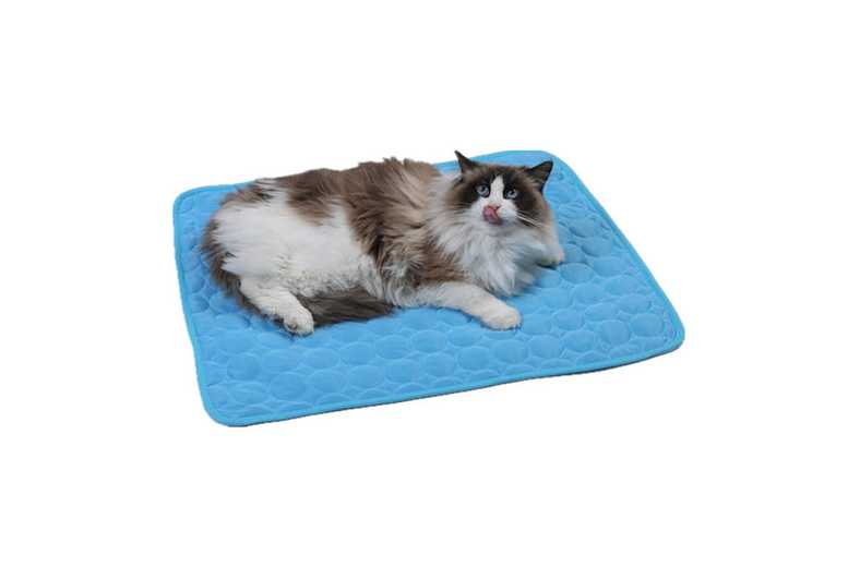 Pet Summer Cooling Mat Cooling Fabric Pet Bed Pad | Wowcher