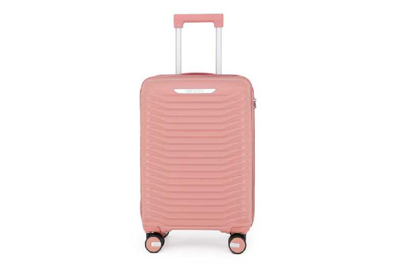 Robust Hard Shell Cabin Suitcase 36 x 24 x 55 cm TSA | Wowcher