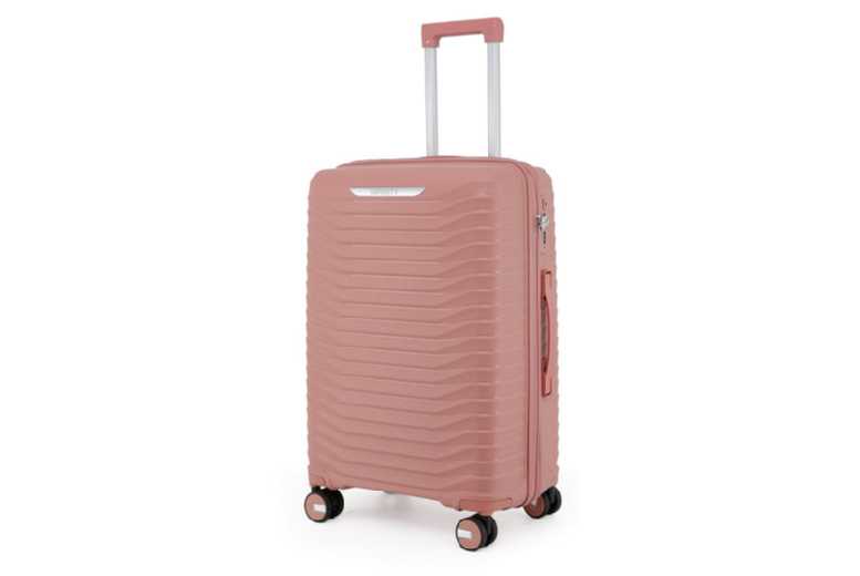 Hard Shell 4-Wheel Cabin Luggage Set – Lightweight Polypropylene, TSA Lock | Wowcher