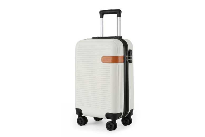 Hard Shell Classic 4-Wheel ABS Luggage Suitcase Set – Lightweight, Secure, Multi-Size | Wowcher