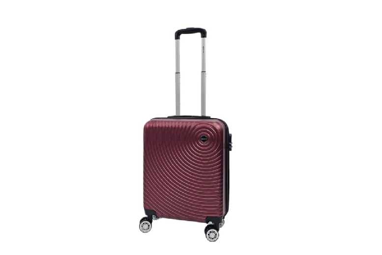 ABS Hard Shell 8-Wheel Cabin Luggage – Lightweight Spinner Suitcase | Wowcher