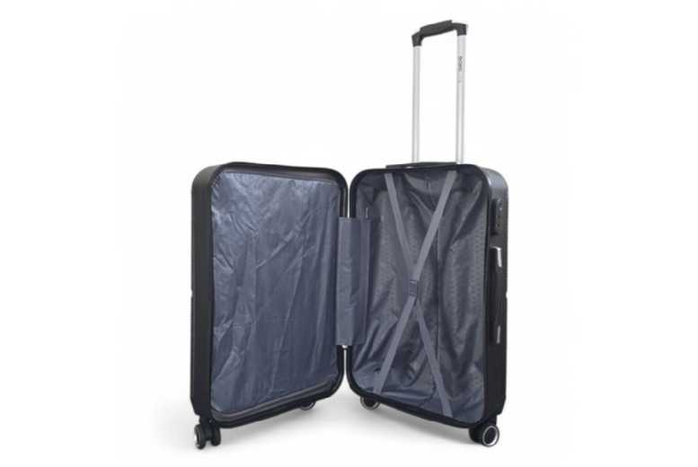Robust ABS Hard Shell 8-Wheel Lightweight Cabin Luggage Set | Wowcher Robust ABS Hard Shell 8-Wheel Lightweight Cabin Luggage Set | Wowcher