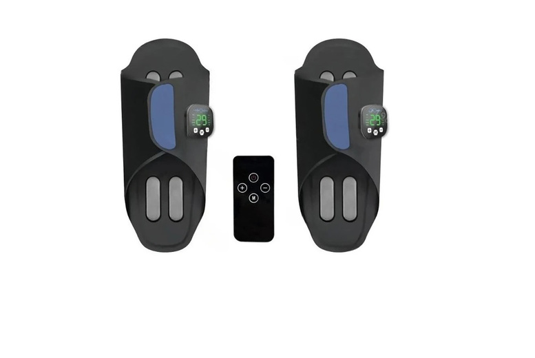 Wireless EMS Foot Massage Shoes – Advanced Microcurrent Circulation Booster, Cordless, USB Rechargeable | Wowcher