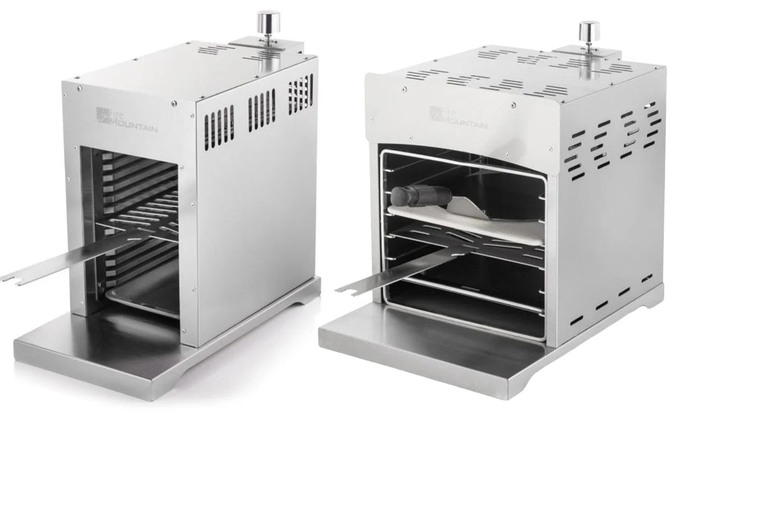 Fire Mountain Stainless Steel Gas BBQ Grill – Multi-Height, 3.5kW/4kW Outdoor Cooking | Wowcher