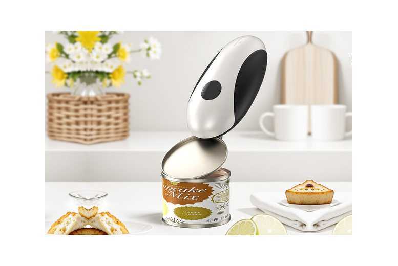 Electric Can Opener Smooth Edge – Rechargeable, Safe, Easy for Seniors & Arthritis Sufferers | Wowcher