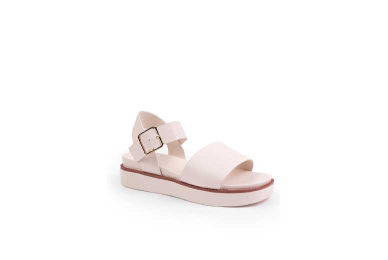 Cream Women’s Leather Flat Sandals with Strap & Buckle – Classic Summer Comfort | Wowcher Cream Women’s Leather Flat Sandals with Strap & Buckle – Classic Summer Comfort | Wowcher