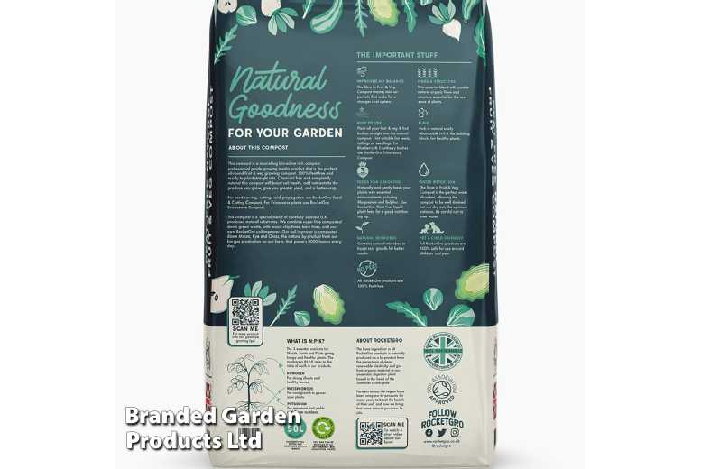 50L Organic Fruit & Veg Compost for Edible Plants – RocketGro | Wowcher