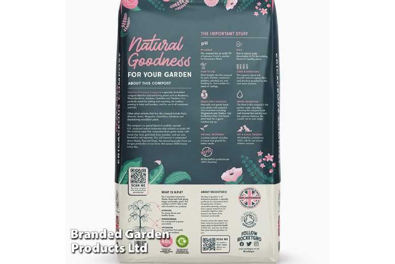 40L RocketGro Ericaceous Compost – Organic, Peat-Free Mix for Acid-Loving Plants | Wowcher