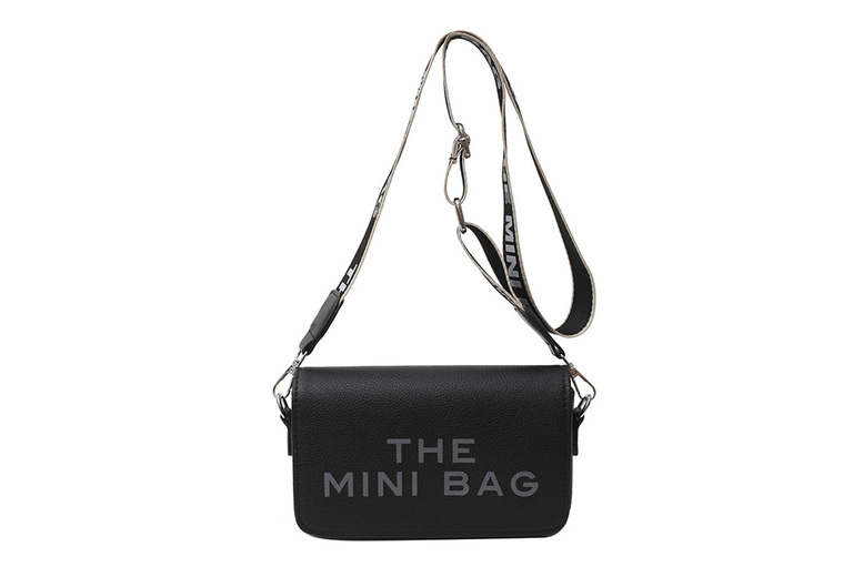 Pink Women’s Mini PU Leather Crossbody Purse – Adjustable Strap, Lightweight, 12 Colours, Everyday Designer Satchel | Wowcher