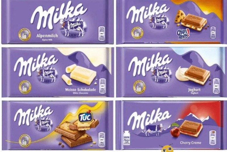 Milka Assorted Chocolates Variety Pack – 20 Chocolate Food Gift Hamper from KidzBuzz UK | Wowcher