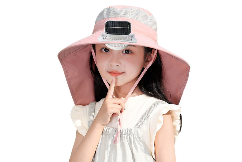 Kids’ USB Rechargeable Neck Protection Hat with Solar Fan – 8 Colours | Wowcher Kids’ USB Rechargeable Neck Protection Hat with Solar Fan – 8 Colours | Wowcher