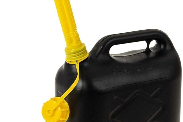 20L Fuel Jerry Can w/ Flexi Spout – Petrol Diesel Storage | Wowcher