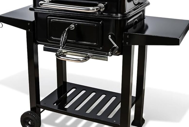Portable Charcoal BBQ Grill & Smoker with Side Table – Outdoor Cooking & Heating Solution | Wowcher Portable Charcoal BBQ Grill & Smoker with Side Table – Outdoor Cooking & Heating Solution | Wowcher