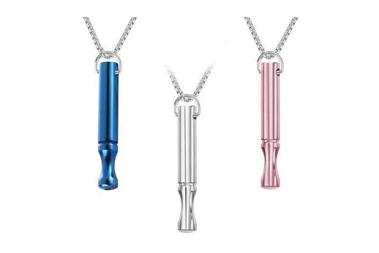 Stress Relief Breathing Necklace Meditation Necklace | Wowcher