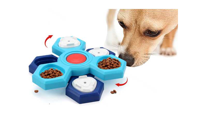 Interactive Dog Puzzle Toy Slow Feeder - Anti-Slip, Mental Stimulation, All Breeds | Wowcher
