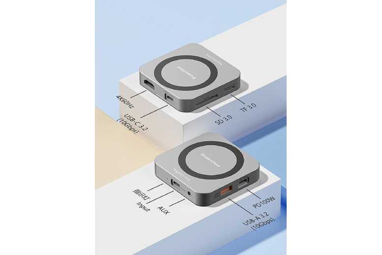 Magnetic 2242 NVMe SSD Enclosure for Gaming PCs & Consoles – 10Gbps USB-C, Active Cooling, Ultra-Portable | Wowcher