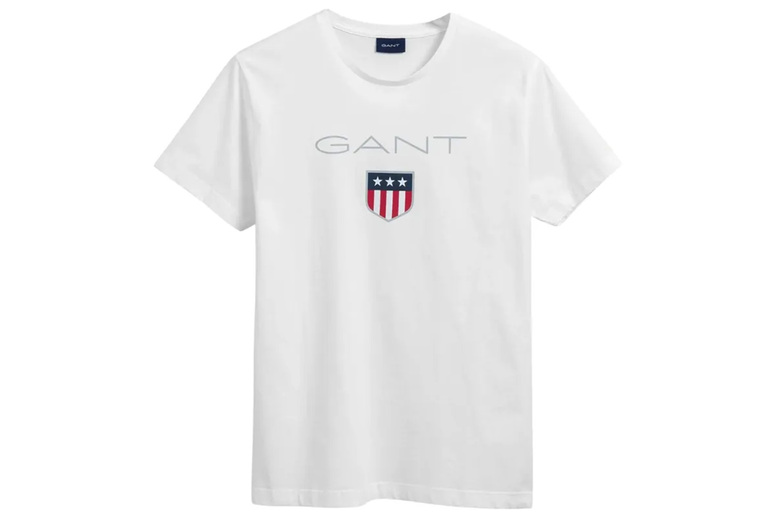 Mens Gant Original Shield Crew Neck Pullover T-Shirt – 4 Sizes! | Wowcher