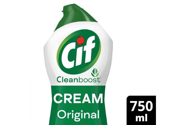 Cif Cleanboost Original Multi-Surface Cream Cleaner 3 Pack – Tough Stain Remover, Eco-Friendly Bottle, Fresh Scent, 750ml Each | Wowcher