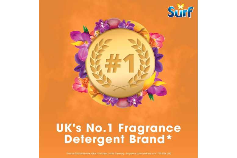 Surf 3-in-1 Laundry Capsules, Passion Bloom, Stain-Removing Detergent, 26 Washes x 3 Pack, Long-Lasting Fragrance | Wowcher