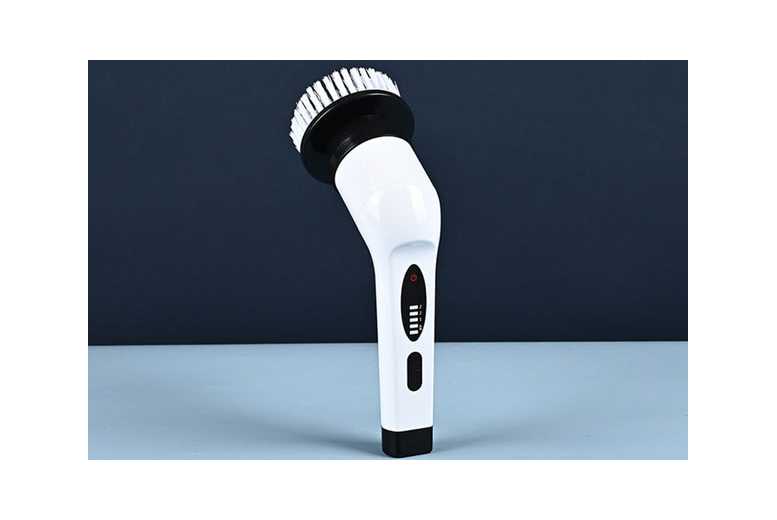 Electric Spin Scrubber – Multi-Surface Deep Cleaner with 8 Replaceable Brush Heads & Extendable Pole | Wowcher Electric Spin Scrubber – Multi-Surface Deep Cleaner with 8 Replaceable Brush Heads & Extendable Pole | Wowcher