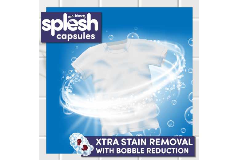 Splesh Eco-Friendly 3-in-1 Dishwasher & Laundry Capsules Bundle – Streak-Free, Lemon Scent, 290 Pack | Wowcher