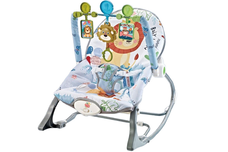 Multifunctional Baby Rocking & Lounge Chair with Music – Adjustable Nursery Recliner, Machine Washable, Multiple Designs | Wowcher Multifunctional Baby Rocking & Lounge Chair with Music – Adjustable Nursery Recliner, Machine Washable, Multiple Designs | Wowcher