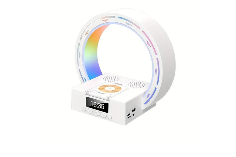 Wireless Bluetooth 5.3 Speaker & Qi Charger – 5W Audio, Fast Charging, Ambience Light | Wowcher