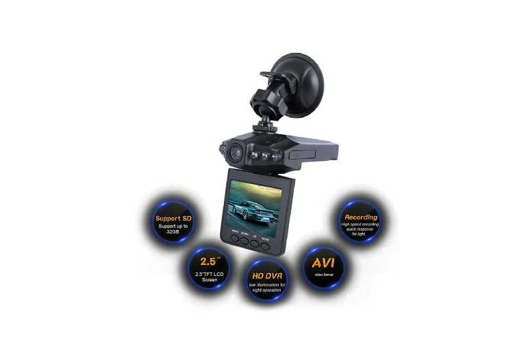 HD Night Vision Dashcam 1080p – Wide-Angle Car Camera Recorder | Wowcher