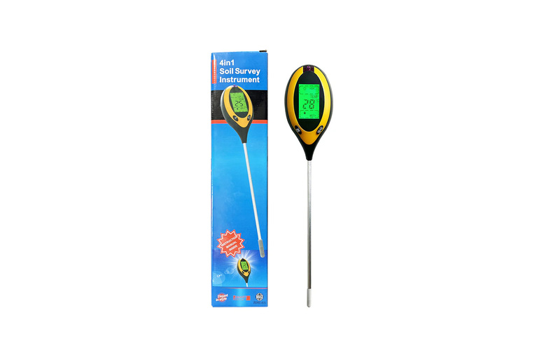 4-in-1 Digital Soil Tester – Light, Moisture, pH & Temperature Meter (No Battery Included) | Wowcher 4-in-1 Digital Soil Tester – Light, Moisture, pH & Temperature Meter (No Battery Included) | Wowcher