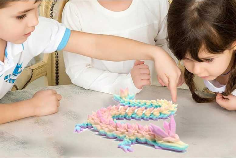 Articulated 3D Printed Dragon Egg with a Dragon Inside | Wowcher