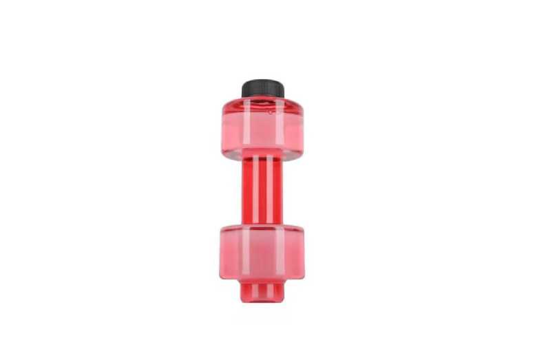 Ergonomic Dumbbell Water Bottle – 550ml, Food-Grade, Leak-Proof, Portable Fitness Kettle | Wowcher