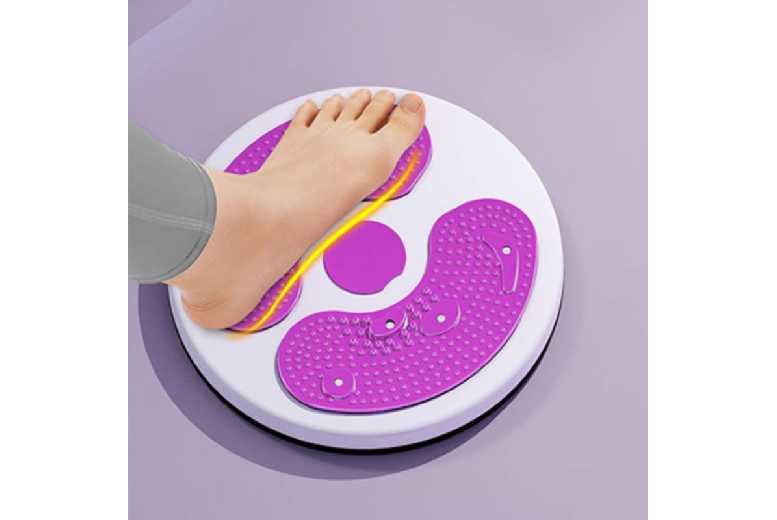 Crescent Twist Turntable Upgrade – 8 Magnet Massage, Ergonomic Foot Massager & Posture Trainer (ABS, 160kg Capacity, Unisex, Home Fitness) | Wowcher Crescent Twist Turntable Upgrade – 8 Magnet Massage, Ergonomic Foot Massager & Posture Trainer (ABS, 160kg Capacity, Unisex, Home Fitness) | Wowcher