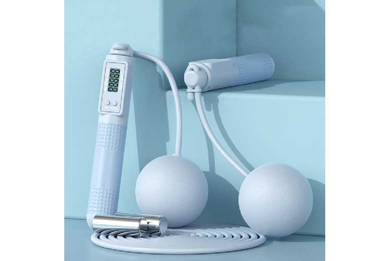 Ergonomic Dual-Use Skipping Rope & Magnetic Massage Balance Board – Home Fitness, Posture & Core Trainer, ABS Construction, Unisex | Wowcher