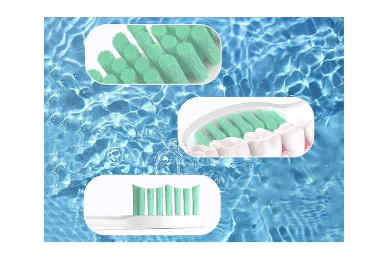 10-Pack Replacement Electric Toothbrush Heads for Philips HX2 Series – High-Density Bristles for Sensitive Gums | Wowcher