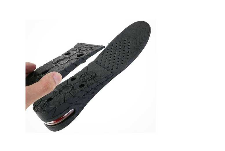 Unisex 4-Layer PU Height Increase Insoles – Adjustable Comfort Shoe Inserts | Wowcher