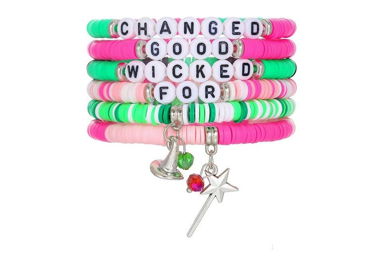 Wicked-Themed Hypoallergenic Friendship Bracelet Set – Adjustable, Gift-Ready, 6-Piece | Wowcher