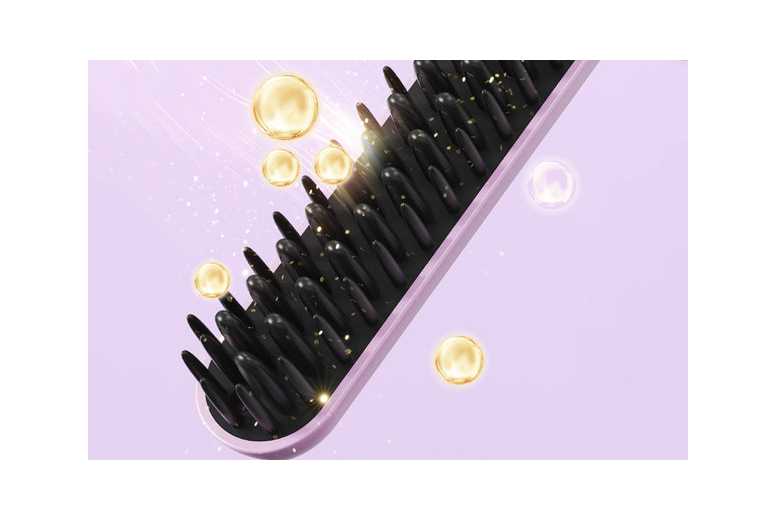 Cordless Rechargeable Hair Straightener Brush – Anti-Frizz, For All Hair Types, Salon-Quality Results | Wowcher Cordless Rechargeable Hair Straightener Brush – Anti-Frizz, For All Hair Types, Salon-Quality Results | Wowcher