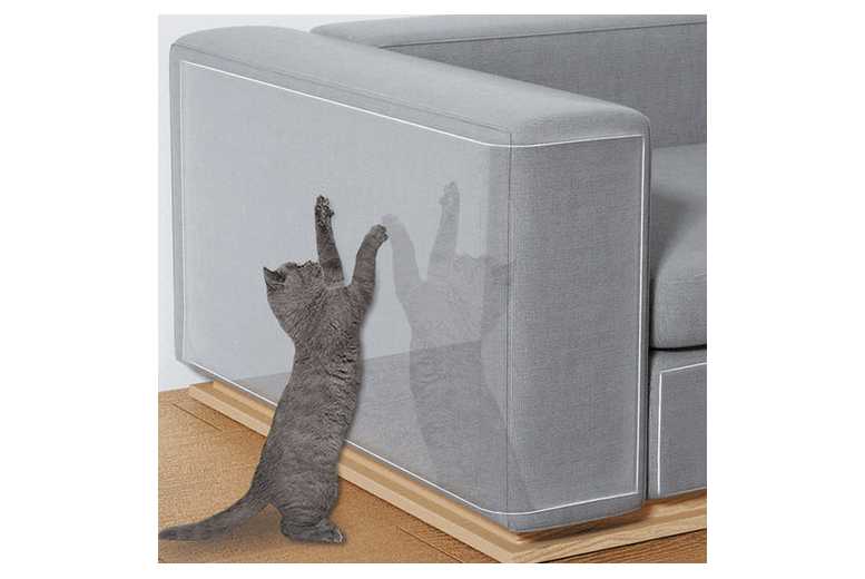 Anti Cat Scratching Sofa Protector Sticker – Transparent PVC, Extra-Large 45x500cm, Furniture Guard Tape | Wowcher