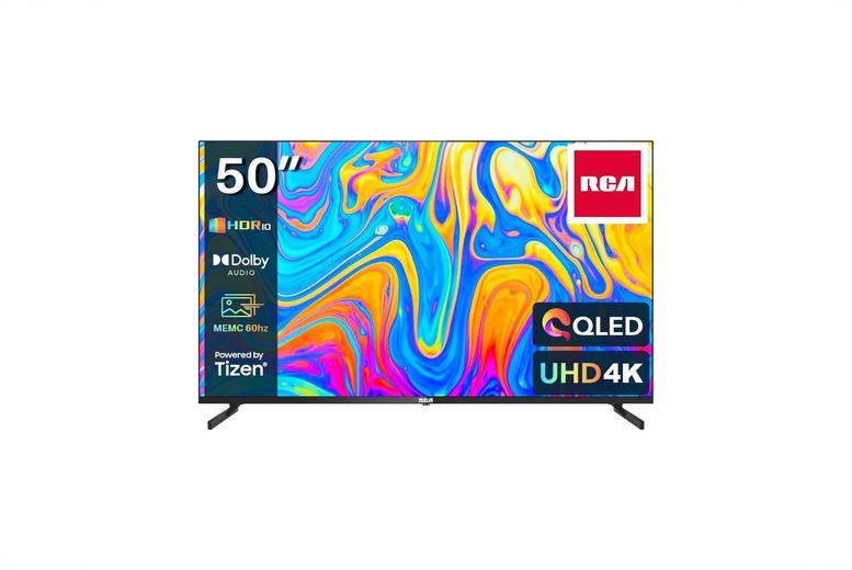 RCA 50″ QLED UHD 4K Smart TV with HDR10, Tizen OS, Bluetooth | Wowcher