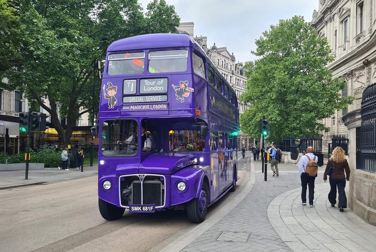 2hr MagicBus Tour of London’s Famous Harry Potter Filming Spots – Child & Adult Tickets – Londoner Buses | Wowcher