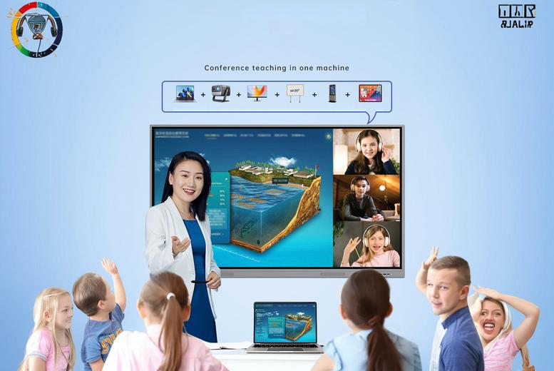 High Performance 55-inch 4K Interactive Portable Tablet – Android, Multi-Touch, Eye Protection | Wowcher