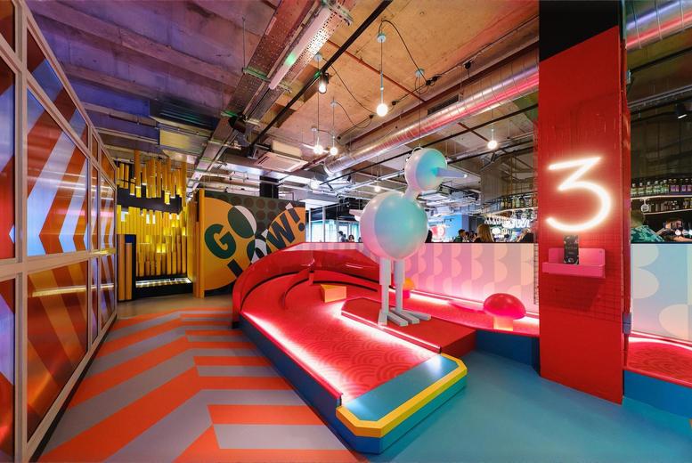 Birdies Crazy Golf Experience: 1 Game & Cocktail For Adults - Birdies, Angel! | Wowcher