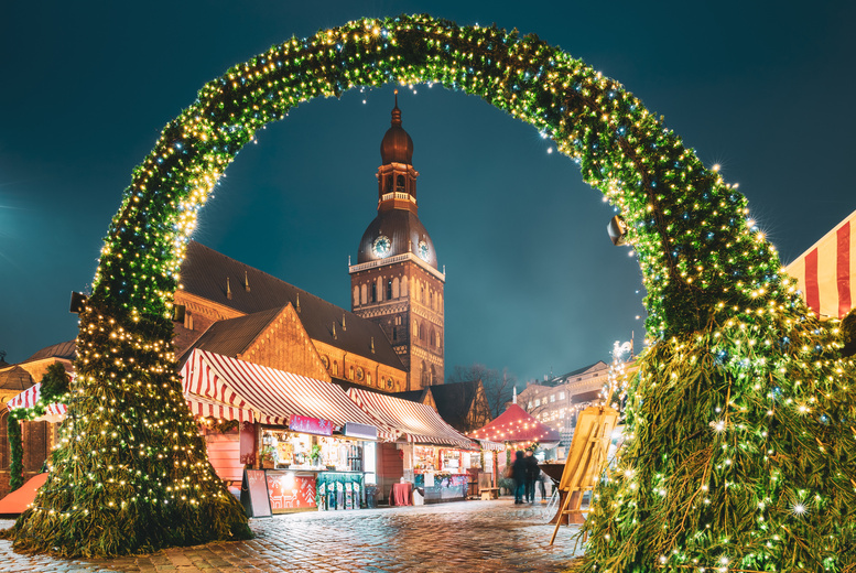 4* Riga Christmas Market Break: Award Winning Hilton Hotel & Return Flights! | Wowcher