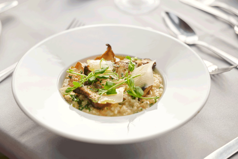 Two-Course Luxury Dining for 2 with Wine – The Barn Hotel, Grantham | Wowcher