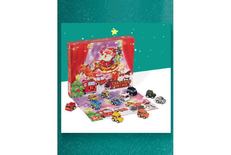Christmas Countdown Blind Box Pull Back Car Toy Set – Limited Edition Gift for Kids | Wowcher