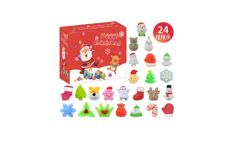 Christmas Squeeze Decompression Blind Box Gift Set – Festive Stress Relief Toys for Kids & Adults | Wowcher