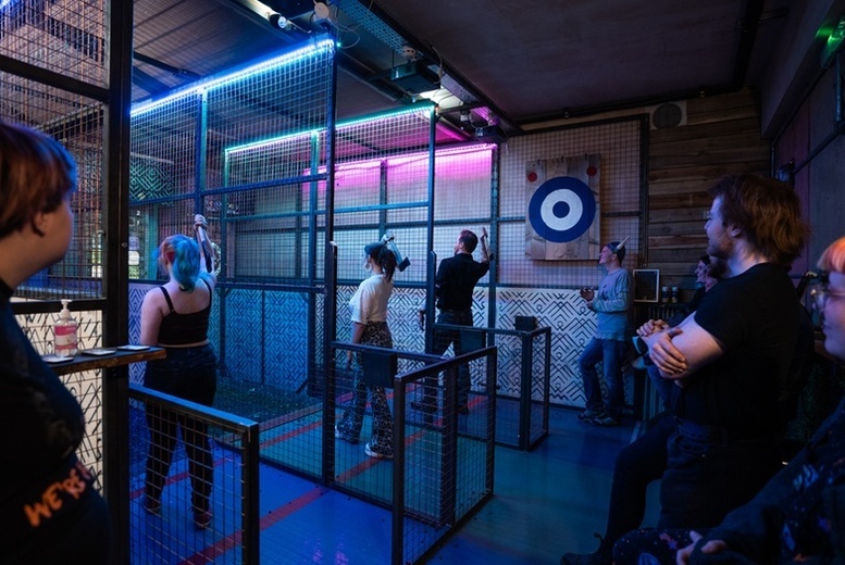 Try Coached or Game-Mode Axe Throwing (For 1-4 People, Ages 13+) | Wowcher
